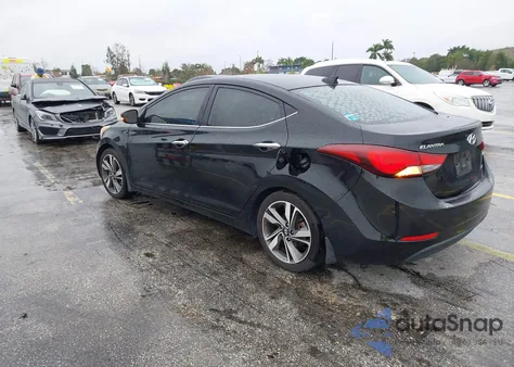 2014 Hyundai Elantra Limited из США, поврежденный, VIN KMHDH4AE9EU200513